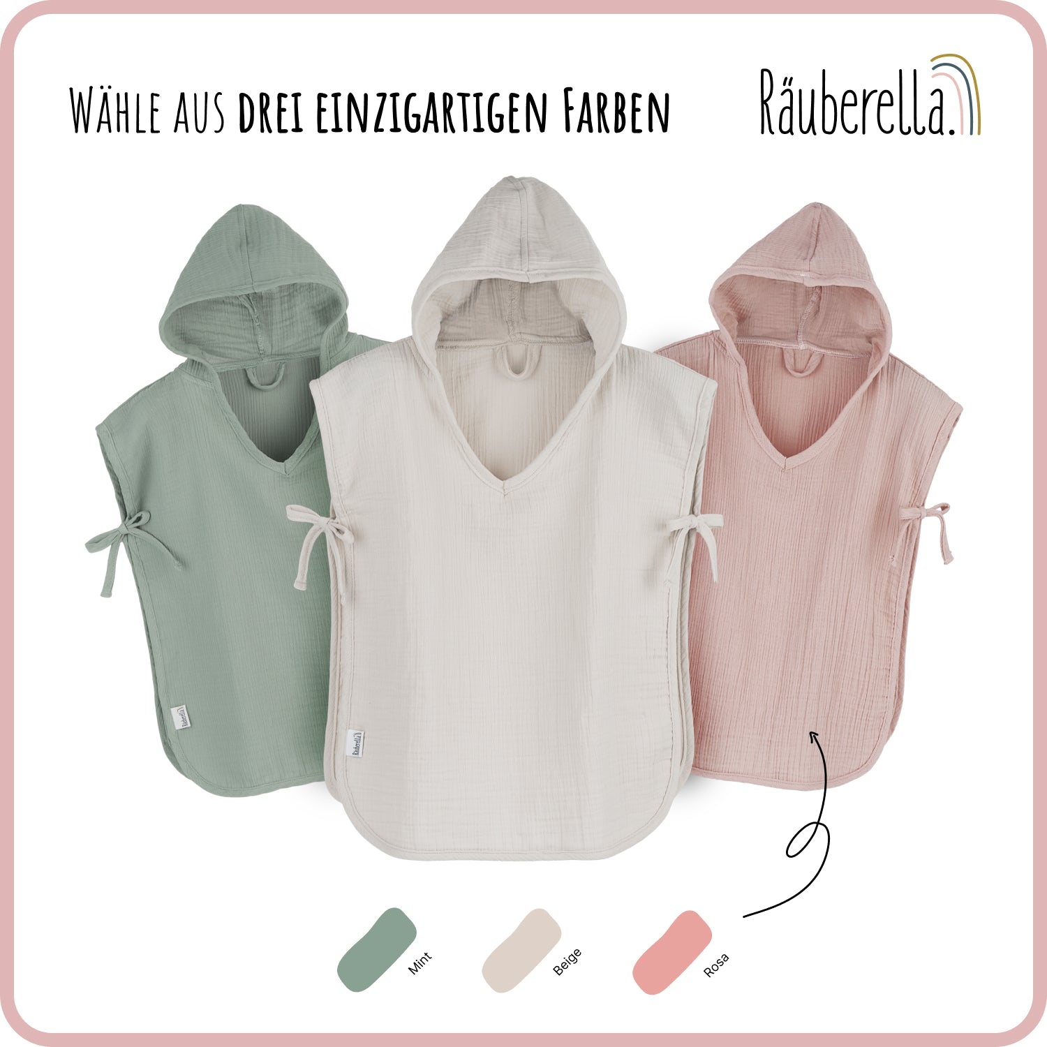 Räuberella Badeponcho 2-4 Jahre